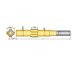 Хвостовик аналог Ingersoll Rand  YD 90 M