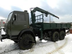 Камаз-4310 борт с манипулятором *Атлас*, вылет стрелы 7 м.