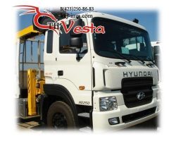 КМУ Soosan SCS 746(7тонн) на базе грузовика Hyundai HD 250