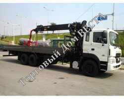 Крановая установка HIAB 190T на базе Hyundai Trago (HD250)