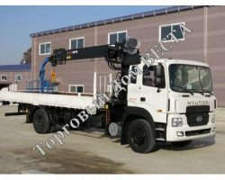 Крановая установка HIAB 190TM на базе Hyundai HD 170, 2014 года выпуска , в наличии