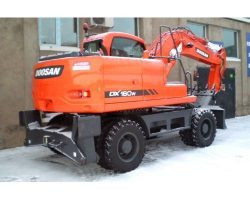 Колесный экскаватор Doosan DX160W