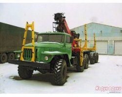 Леcовоз УРАЛ 4320 с ГМП JONSERED Z80 (1991 г.)