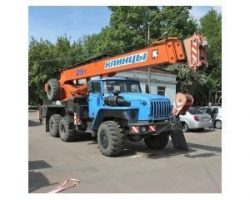 Автокран Клинцы КС 55713-3К на шасси Урал 5557