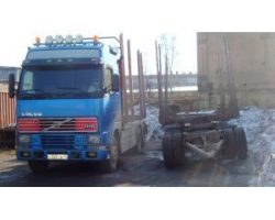 Лесовоз (Швеция) Volvo FH16 с прицепом Weckman