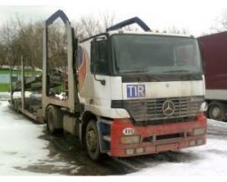 Продается автовоз mercedes benz 1840 actros 2002 г.в. с прицепом-установкой lohr до 7 а/м